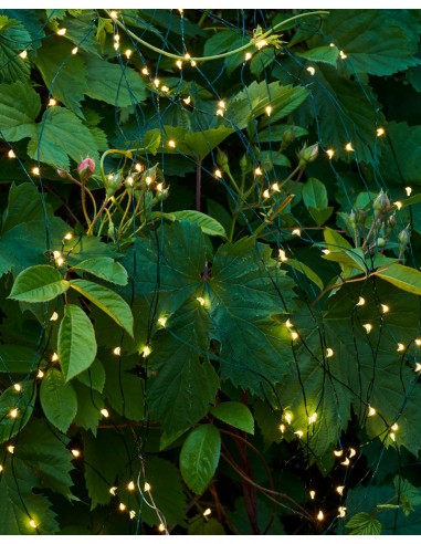 Světelná kaskáda KNIRKE zelená - 200LED indoor/outdoor | SIRIUS-2