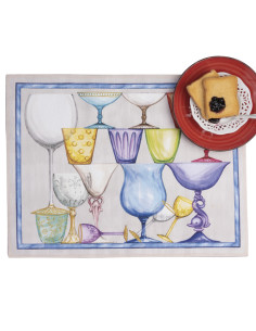 Set of 2 pieces Crystal placemats 37x48 | TESSITURA TOSCANA TELERIE - 1
