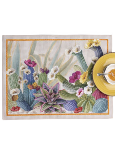Set of 2 pieces Cactus placemats 37x48 | TESSITURA TOSCANA TELERIE - 1