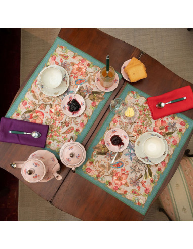 Set of 2 Occitane placemats 37x48 | TESSITURA TOSCANA TELERIE - 2
