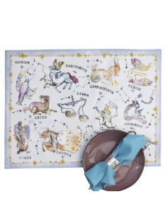 Set of 2 Zodiaco placemats 37x48 | TESSITURA TOSCANA TELERIE - 1