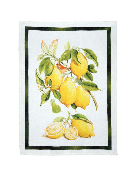 Lněná utěrka Limoncello Limone | TESSITURA TOSCANA TELERIE-1