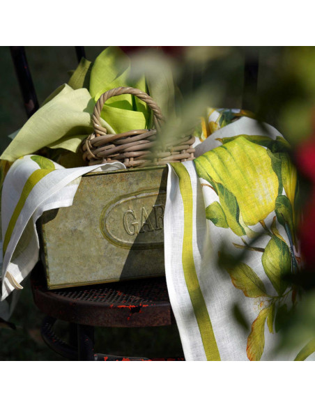 Lněná utěrka Limoncello Limone | TESSITURA TOSCANA TELERIE-3