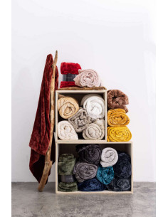 Přehoz / pléd Tender 150x200,  Aubepine | VIVARAISE-1 2