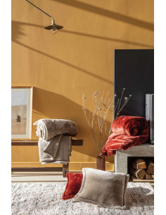 Duvet cover Michka 180x220, Galet | VIVARAISE - 1 2