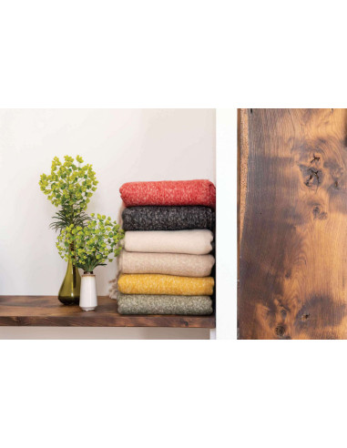 Pléd Isabel 130x160cm tmavě šedý | VIVARAISE-4