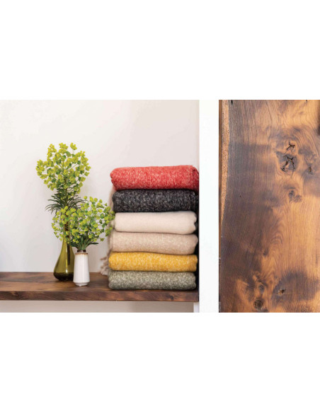 Pléd Isabel 130x160cm tmavě šedý | VIVARAISE-4