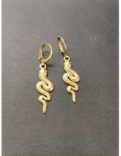 Náušnice s ověsem ve tvaru hada   | PIOU PIOU-1 2