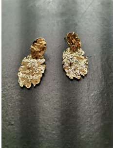 Earrings wrought with oval trim | PIOU PIOU - 1