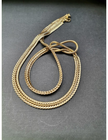 Náhrdelník s uzlem, zlatý | PIOU PIOU-4