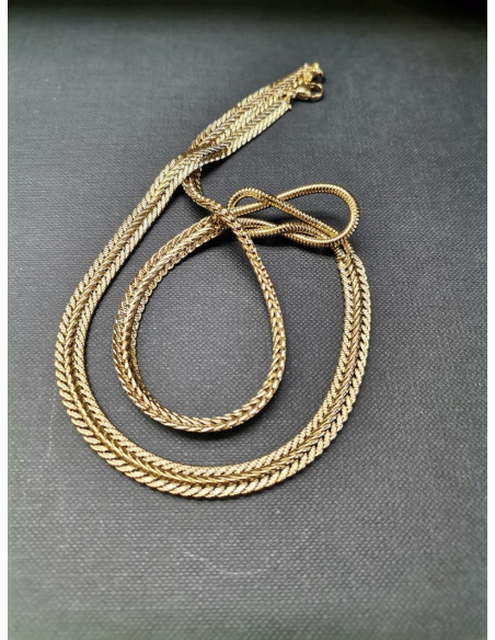 Necklace with knot, gold | PIOU PIOU - 4