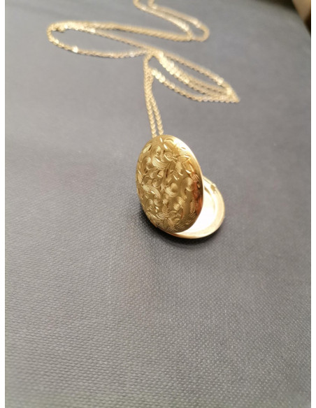 Řetízkový náhrdelník s otevíracím medailonkem | PIOU PIOU-4