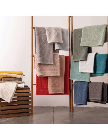 Koupelnová předložka Enzo 54x110 Clay | VIVARAISE-4