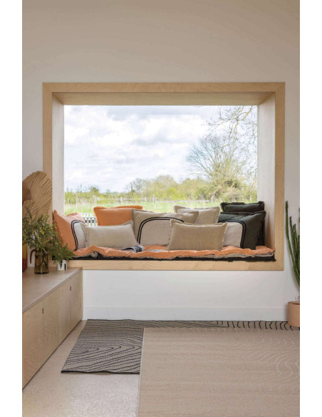 Povlak polštáře Laly jednobarevný 45x45, Galet | VIVARAISE-2