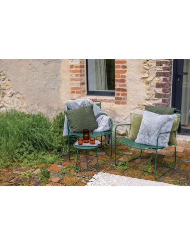 Povlak polštáře Kinta olive 45x45 | VIVARAISE-3