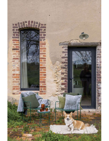 Povlak polštáře Kinta olive 45x45 | VIVARAISE-4