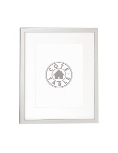 Photo frame with silver frame 37x33 | CÔTÉ TABLE - 1