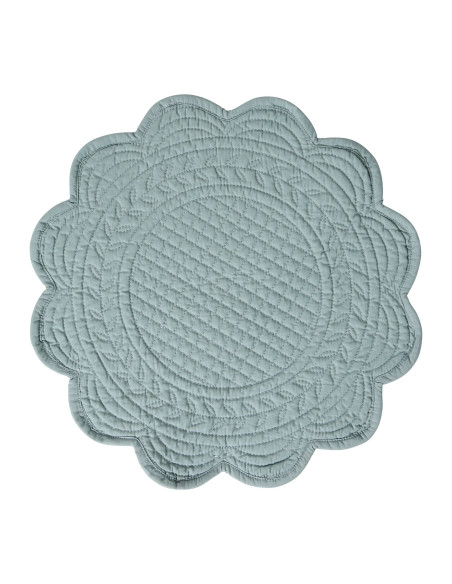 Látkové prostírání Boutis kulaté, Vert de gris Ø42 | CÔTÉ TABLE-1