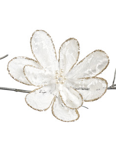 copy of Květ vánoční hvězdy na klipu, burgundská červená | GOODWILL - 1