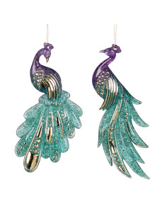 Závěsná ozdoba – zdobený barevný páv | GOODWILL-1 2