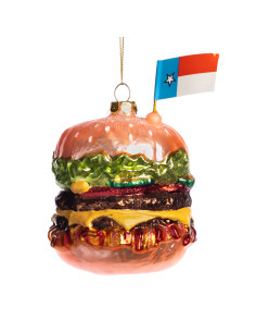 Pop art skleněná dekorace – hamburger | GOODWILL-1