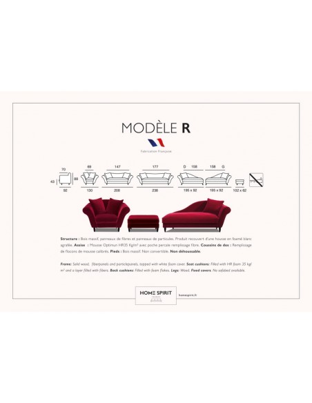 Lenoška Sofa Sil R - Anastasia v béžovém potahu, š. 195cm, kat. 2 | HOME SPIRIT-6