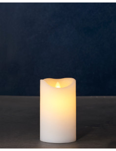 LED svíčka Sara Exclusive bílá, 12,5cm | SIRIUS-1