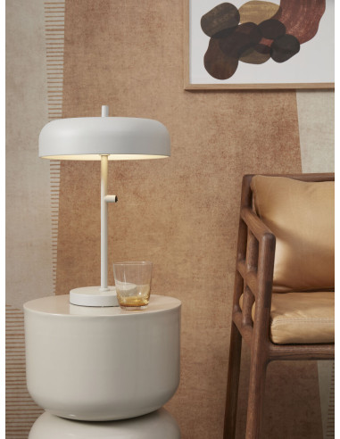 Stolní kovová lampa Porto - světle šedá | IT´S ABOUT ROMI-2