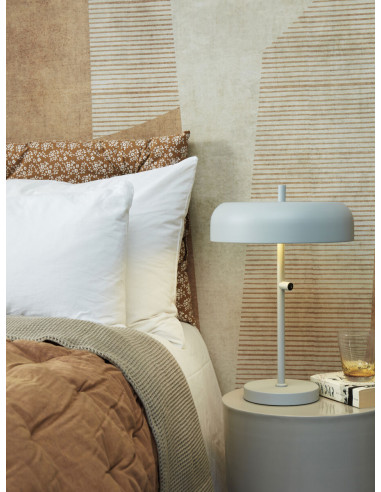 Stolní kovová lampa Porto - světle šedá | IT´S ABOUT ROMI-3