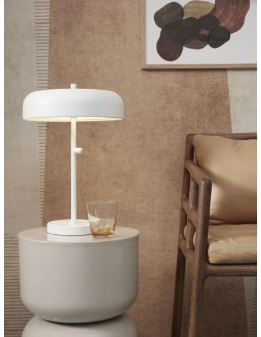 Stolní kovová lampa Porto - bílá | IT´S ABOUT ROMI-2