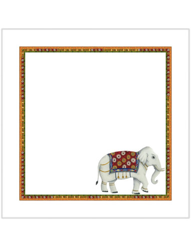 4Dinner - set of cloth napkins Maharajah | TESSITURA TOSCANA TELERIE - 4