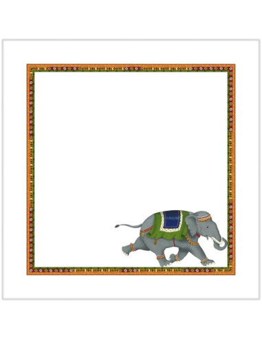 4Dinner - set of cloth napkins Maharajah | TESSITURA TOSCANA TELERIE - 6