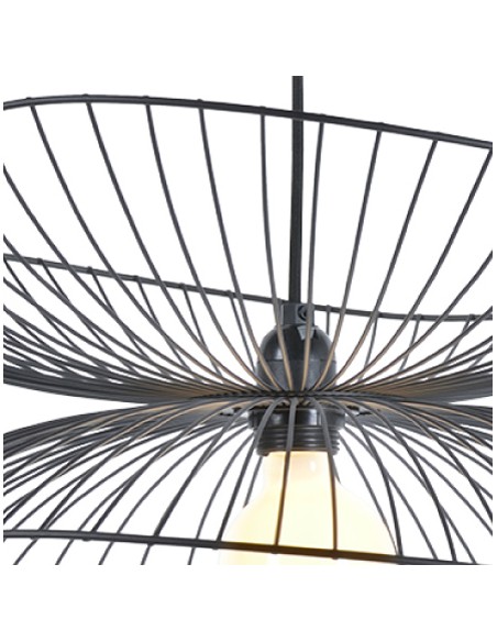 Ceiling light Libellule L black | FORESTIER - 2