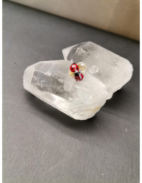 Ladybug earrings | PIOU PIOU - 3