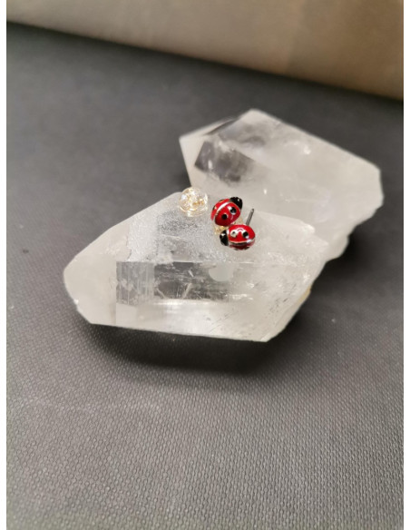 Ladybug earrings | PIOU PIOU - 2