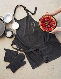 Davis Noir apron, black | WINKLER - 1 2