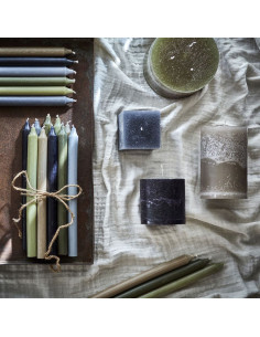 Barevná svíčka Cote Nord 7 x 7,5cm, smetanová | AFFARI-1 2