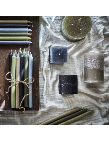 Barevná svíčka Cote Nord 7 x 7,5cm, smetanová | AFFARI-2