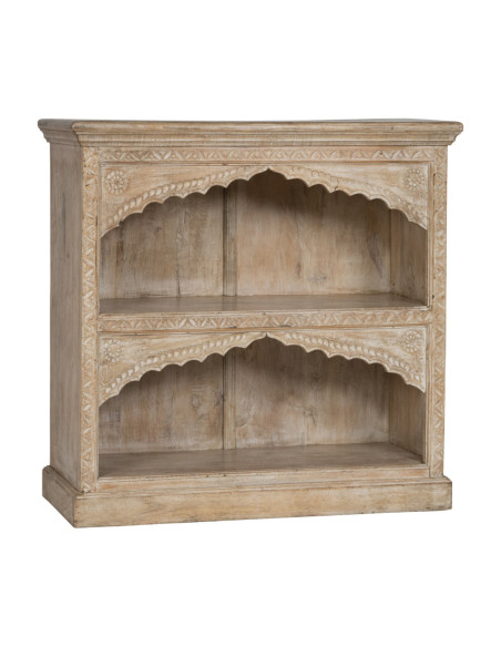 Wooden shelf with ornaments | import India - 1