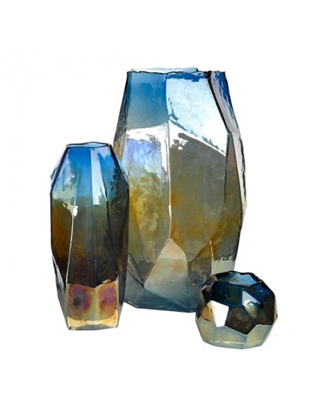 Vase Luster L blue | POLS POTTEN - 2