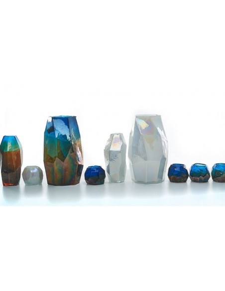 Vase Luster L blue | POLS POTTEN - 3