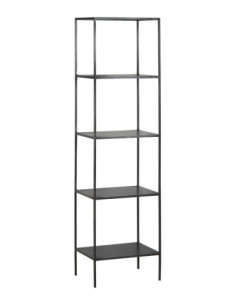 Black metal shelf | import India - 1
