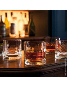 Set of 4 whisky glasses Dandy | LA ROCHÈRE - 1 2