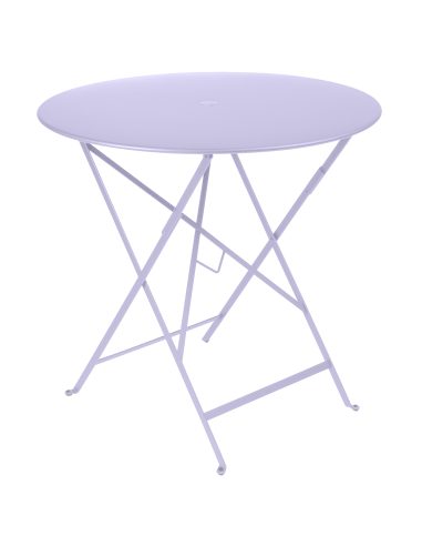 Kovový skládací stůl Bistro Ø77 | FERMOB-8 marshmallow