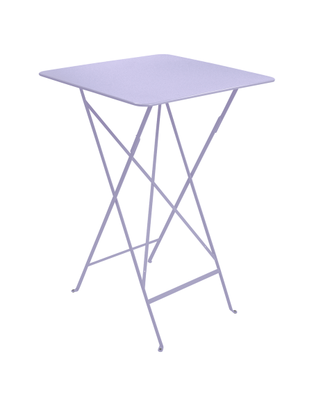 Kovový, skládací barový stůl Bistro 71x71 | FERMOB-22 marshmallow