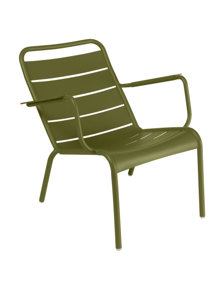 Metal low chair Luxembourg | FERMOB - 26