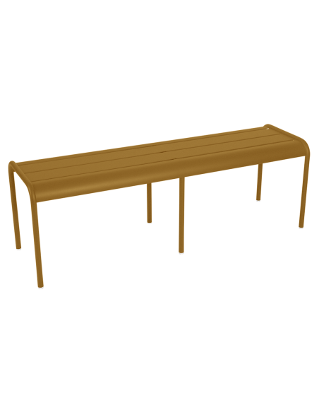 Kovová lavička Luxembourg 145cm | FERMOB-25 gingerbread