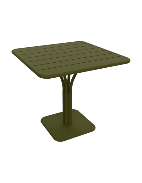 Kovový jídelní stůl Luxembourg 80x80 | FERMOB-26 pesto