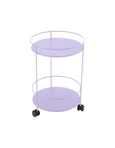 Servírovací stolek Guinguette na kolečkách marshmallow| FERMOB-26