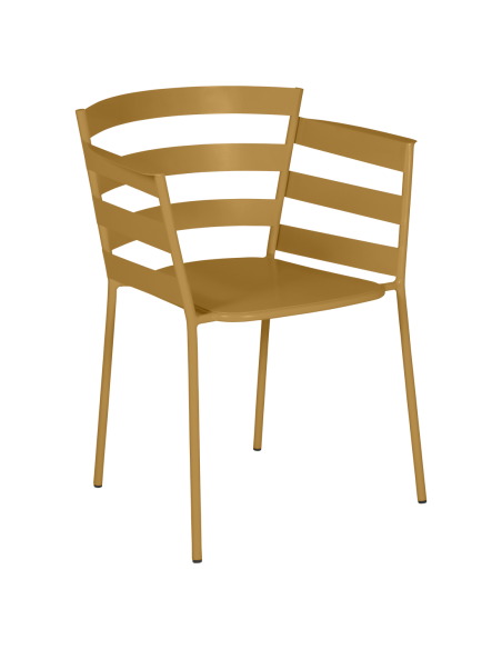 Zahradní kovové křeslo Rythmic | FERMOB-24